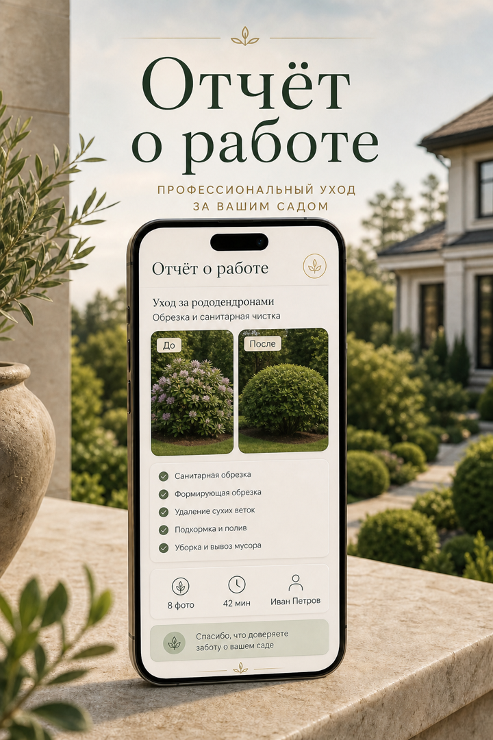 Отчет о работе с фотографиями до и после